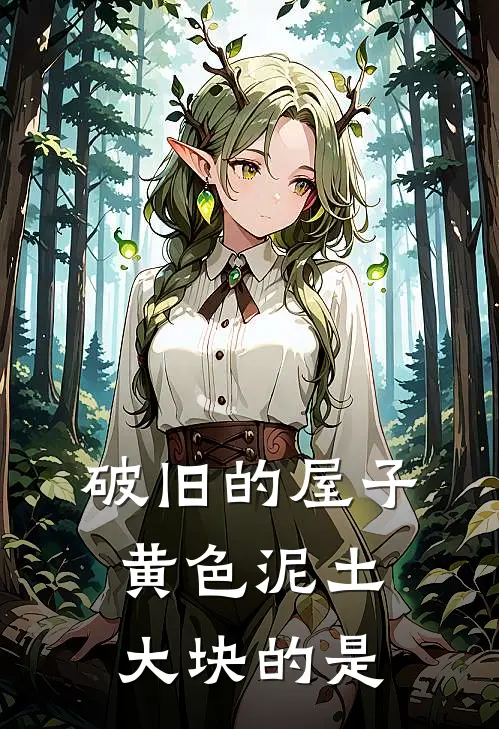 破旧的屋子黄色泥土大块的是